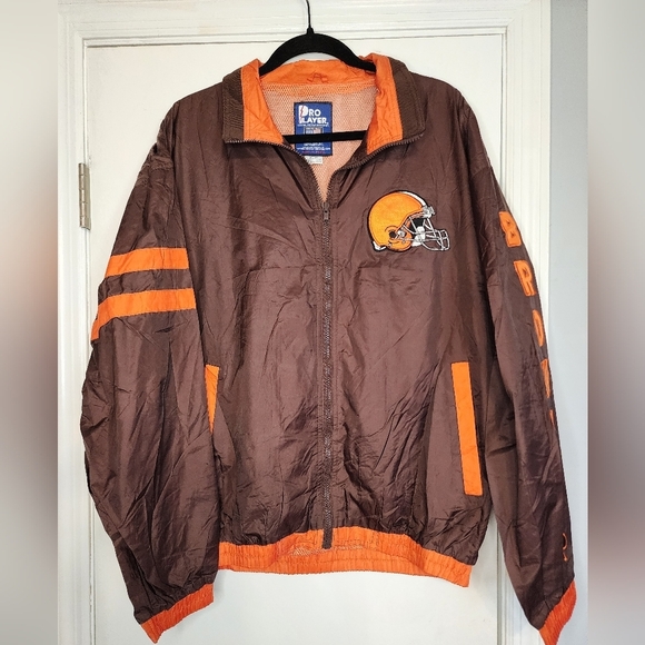 Pro Player Other - Pro Player mens vintage Cleveland Browns windbreaker size Medium